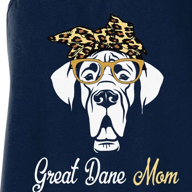 Birthday And Mother's Day GiftGreat Dane Mom Women's Racerback Tank