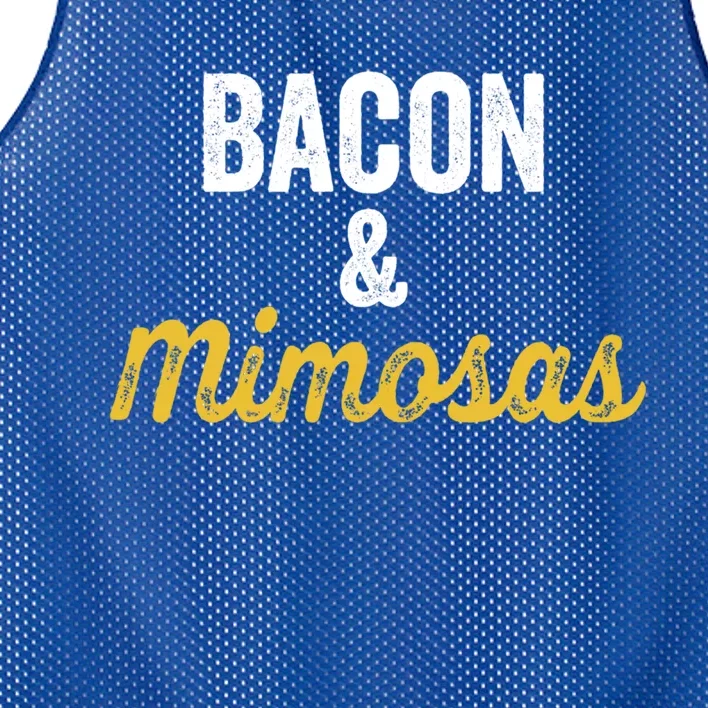 Bacon And Mimosas Meat Mimosa Lover Brunch Day Ing Gift Mesh Reversible Basketball Jersey Tank