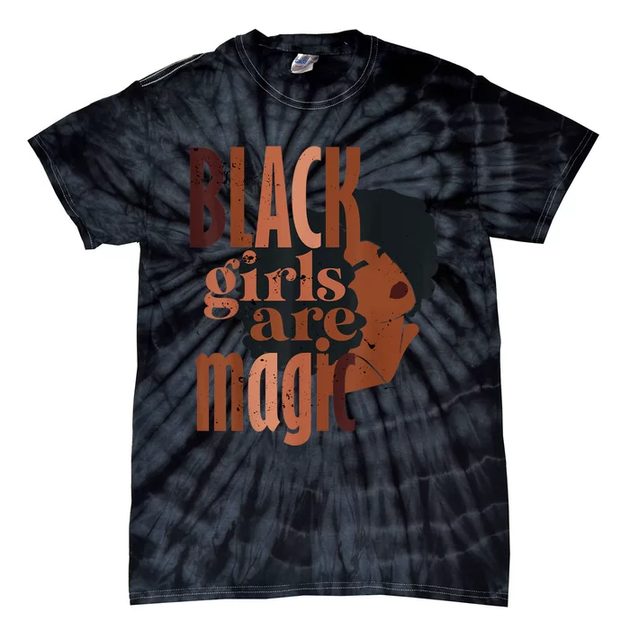 BLACK ARE MAGIC MELANIN BLACK HISTORY AMERICAN HISTORY Tie-Dye T-Shirt