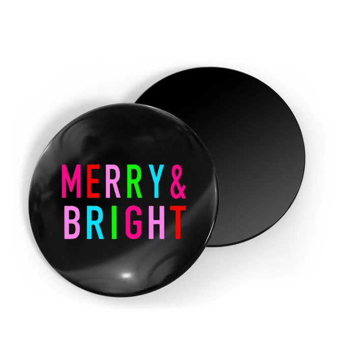 Bright And Merry Christmas Bright & Merry Christmas Magnet