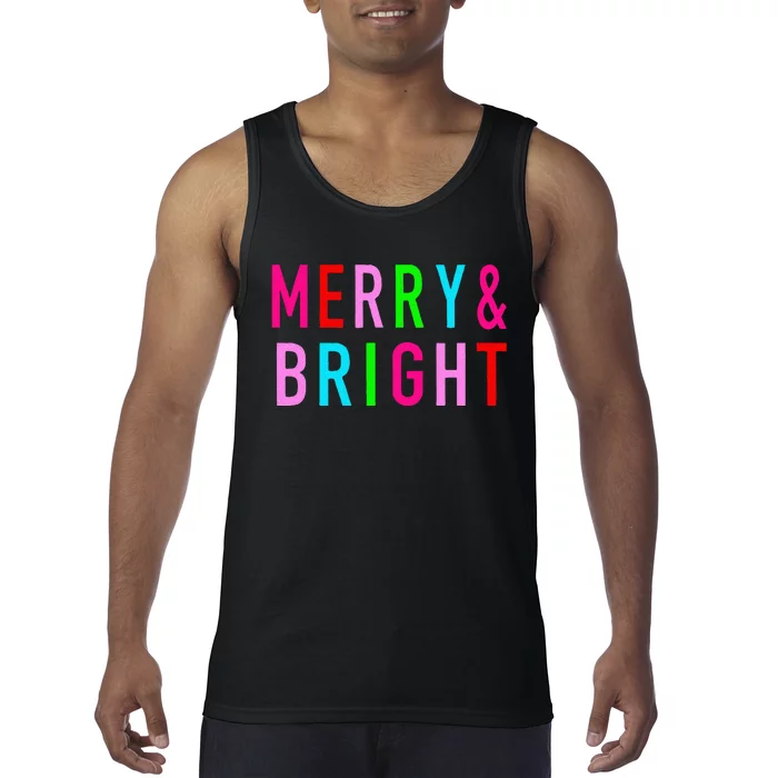 Bright And Merry Christmas Bright & Merry Christmas Tank Top