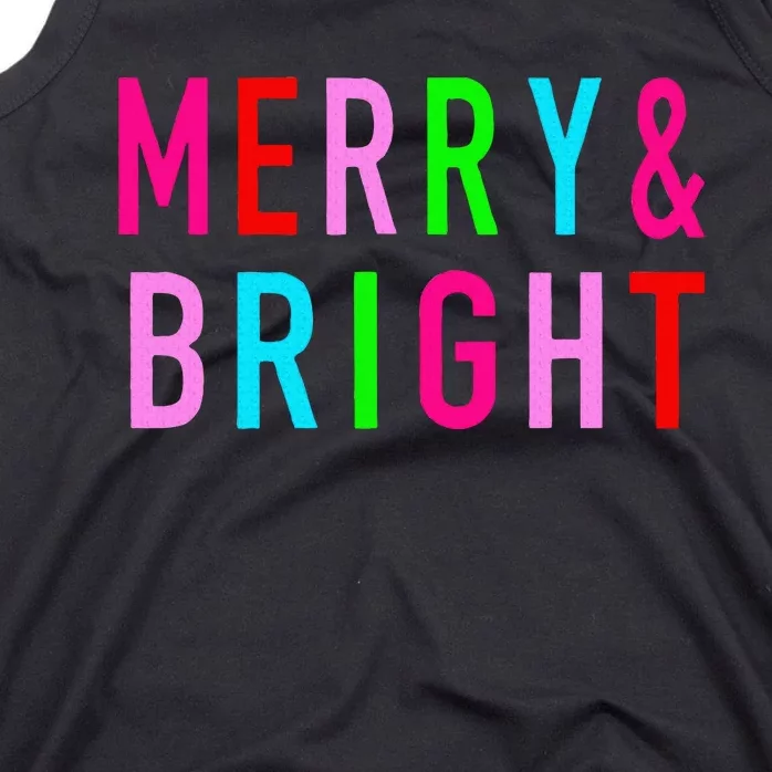 Bright And Merry Christmas Bright & Merry Christmas Tank Top