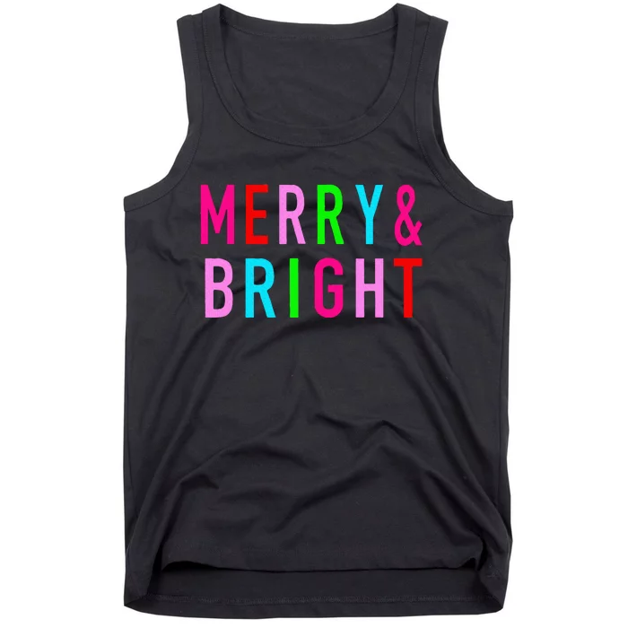 Bright And Merry Christmas Bright & Merry Christmas Tank Top