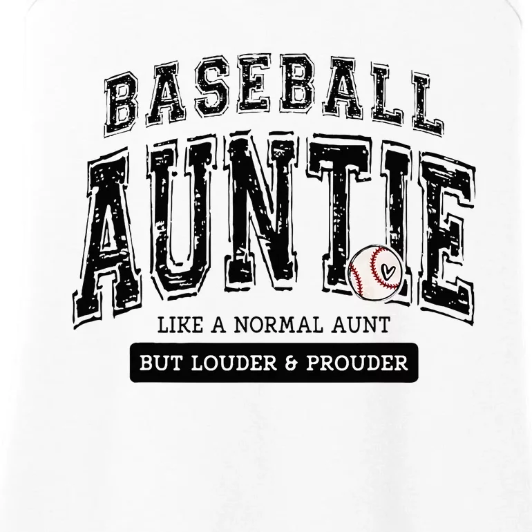 Baseball Auntie Matching Aunt Loud Proud Family Player Game Ladies Essential Tank