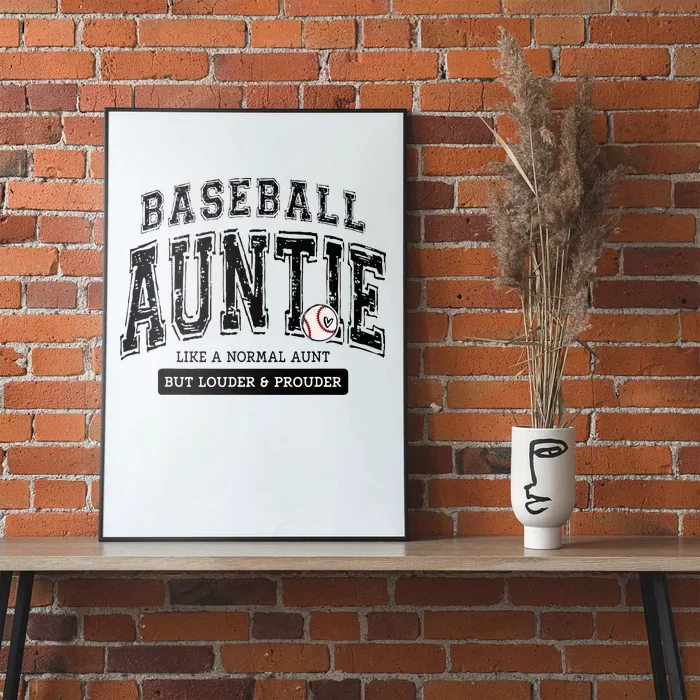 Baseball Auntie Matching Aunt Loud Proud Family Player Game Poster