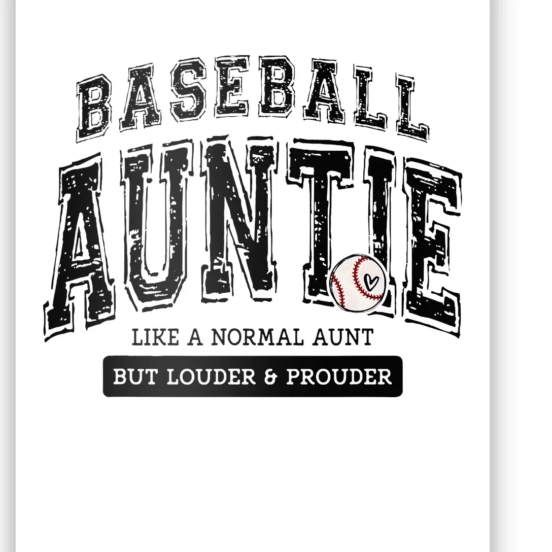 Baseball Auntie Matching Aunt Loud Proud Family Player Game Poster