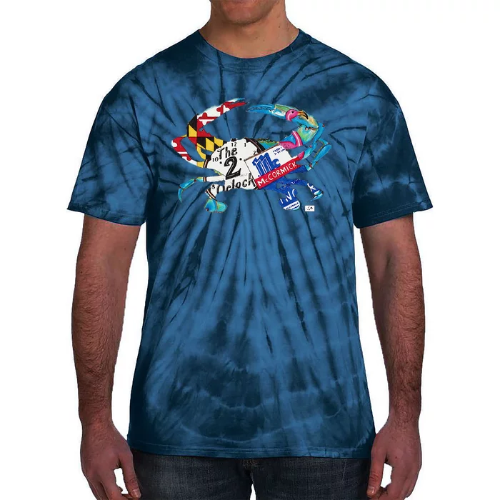 Bowling ART Maryland Blue Crab Hon Baltimore Original Tie-Dye T-Shirt