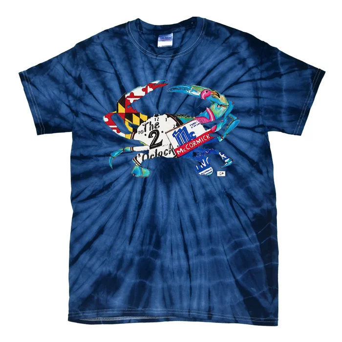 Bowling ART Maryland Blue Crab Hon Baltimore Original Tie-Dye T-Shirt