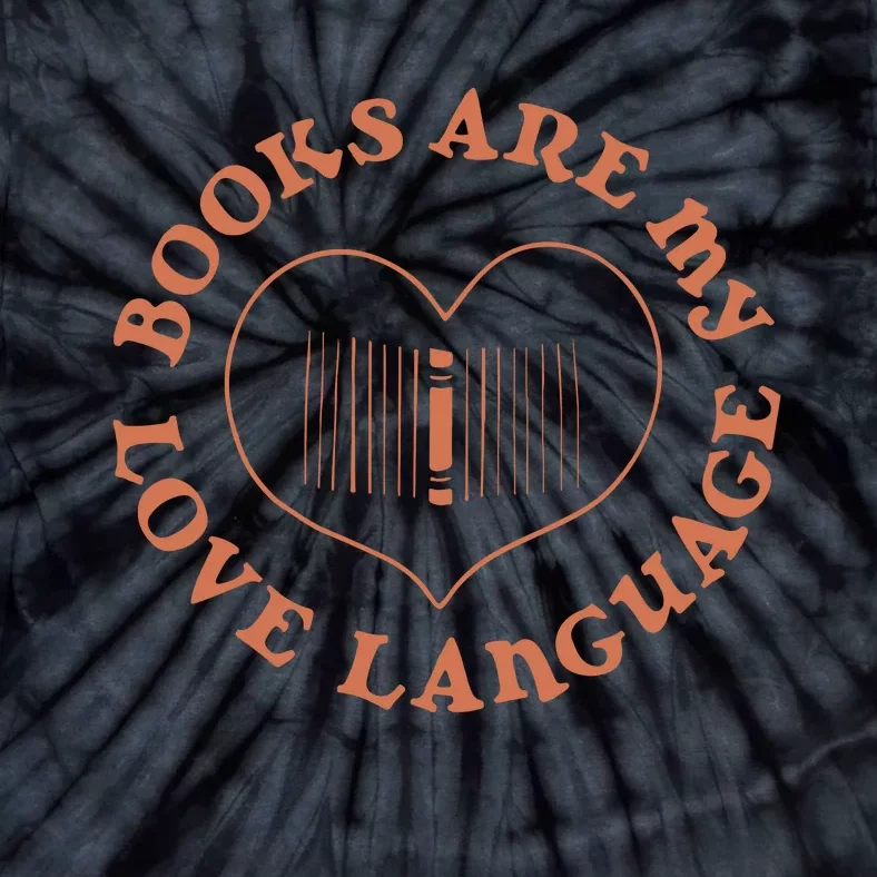 Books Are My Love Language Tie-Dye T-Shirt