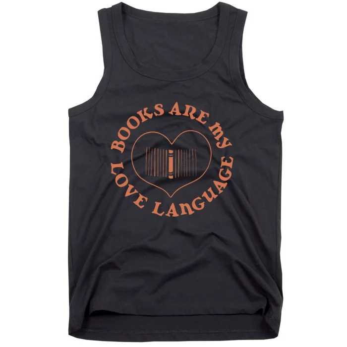 Books Are My Love Language Tank Top