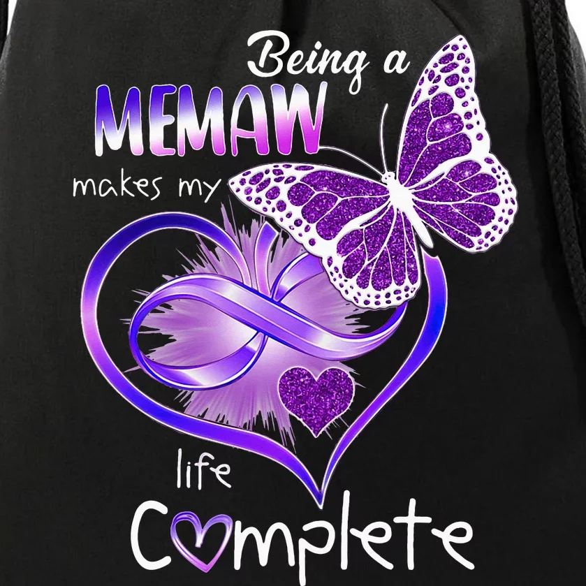 Being a Memaw Makes My Life Complete Mother Drawstring Bag