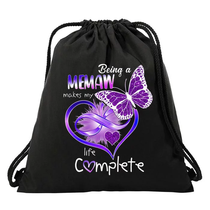 Being a Memaw Makes My Life Complete Mother Drawstring Bag