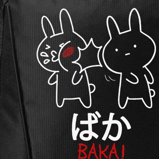 Baka Anime Manga Lover Otaku Gift Rabbit Slap Japanese City Backpack