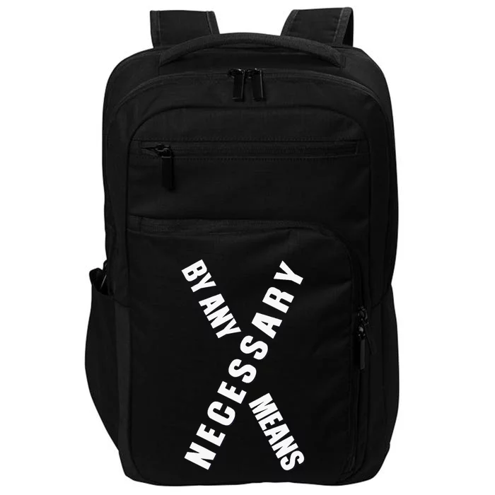 By Any Means Malcolm Black History Month Impact Tech Backpack