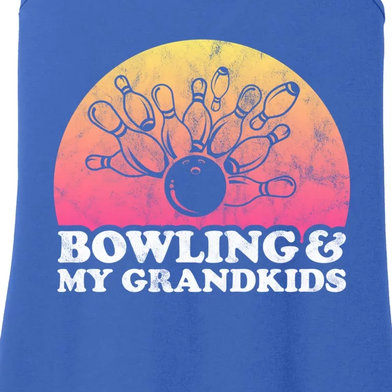 Bowling And My Grand Cute Gift Ladies Essential Tank