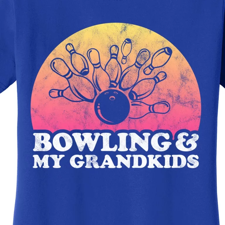 Bowling And My Grand Cute Gift Women's T-Shirt