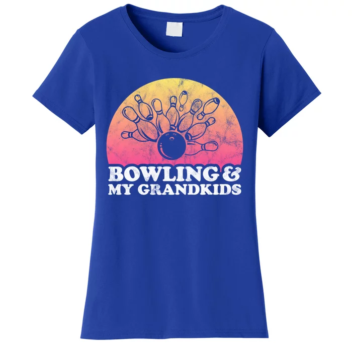 Bowling And My Grand Cute Gift Women's T-Shirt