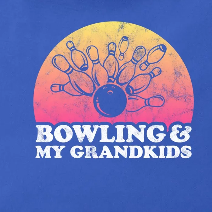 Bowling And My Grand Cute Gift Zip Tote Bag