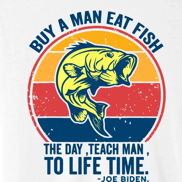 Buy A Man Eat Fish The Day Teach Man To Life Time Joe Biden ChromaSoft Performance T-Shirt