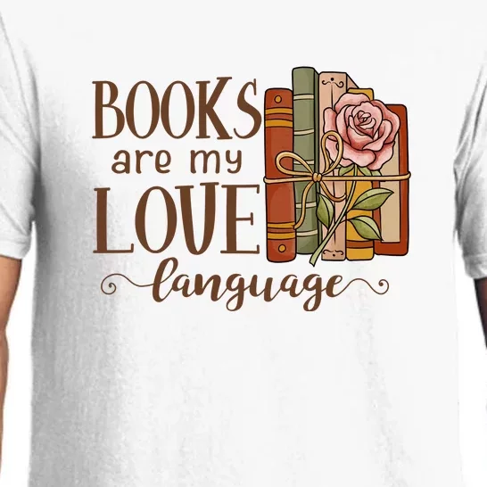 Book Are My Love Language Gift For Reading Books Pajama Set