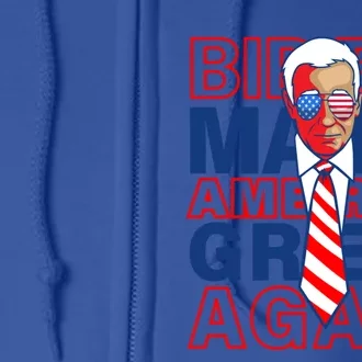 Biden America Make It Great Again Joe Biden 2020 Gift Full Zip Hoodie