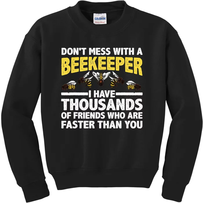 Beekeeper Art Men Women Beekeeping Honeybee Beehive Lover Kids Sweatshirt