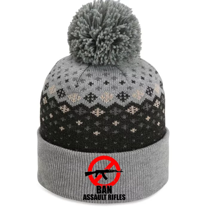 Ban Assault Rifles Gun Control The Baniff Cuffed Pom Beanie