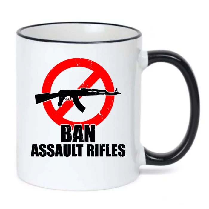 Ban Assault Rifles Gun Control Black Color Changing Mug