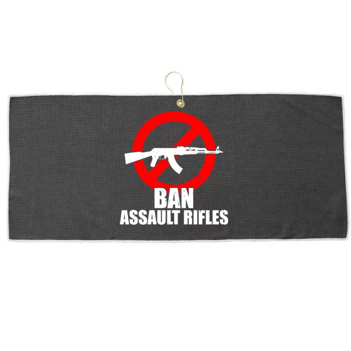 Ban Assault Rifles Gun Control Large Microfiber Waffle Golf Towel