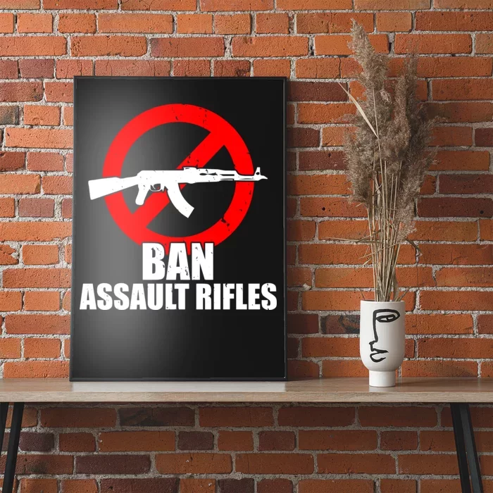 Ban Assault Rifles Gun Control Poster