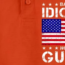 Ban Idiots Not Guns Dry Zone Grid Performance Polo