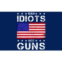 Ban Idiots Not Guns Bumper Sticker