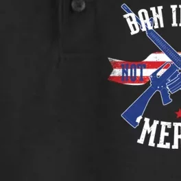 Ban Idiots Not Guns Merica Dry Zone Grid Performance Polo