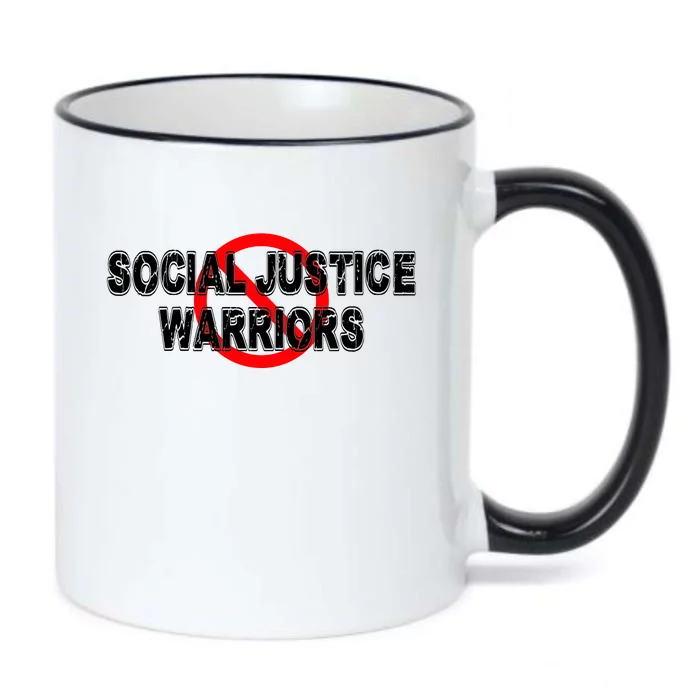 Ban Social Justice Warriors Black Color Changing Mug