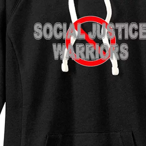 Ban Social Justice Warriors Women's Fleece Hoodie