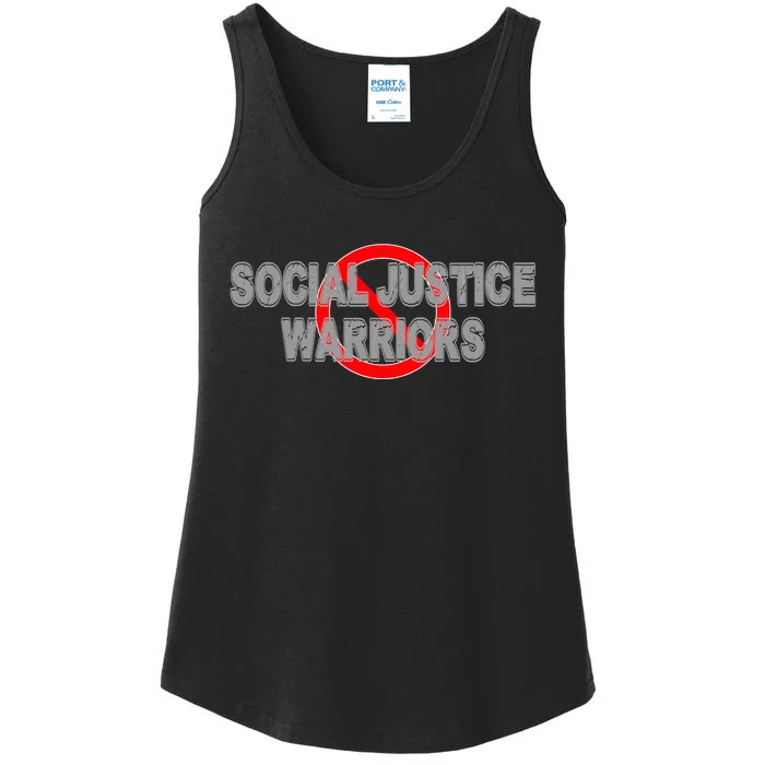 Ban Social Justice Warriors Ladies Essential Tank