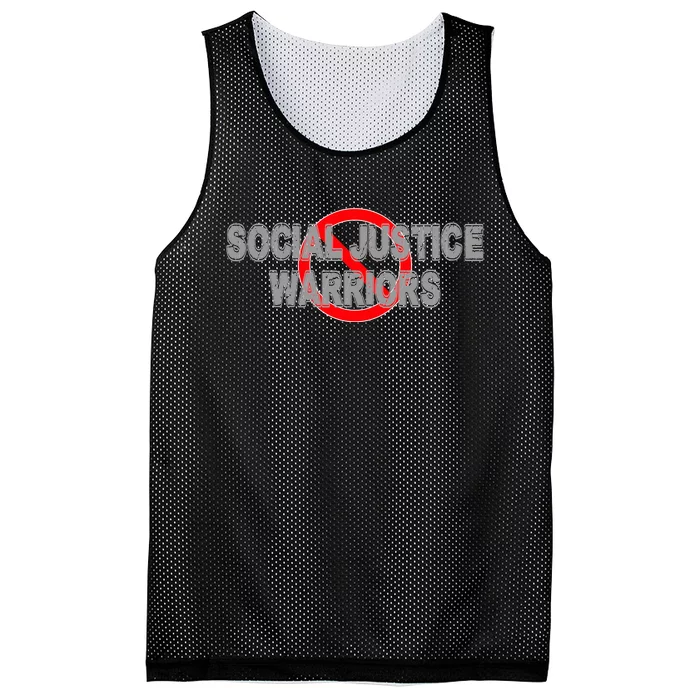 Ban Social Justice Warriors Mesh Reversible Basketball Jersey Tank