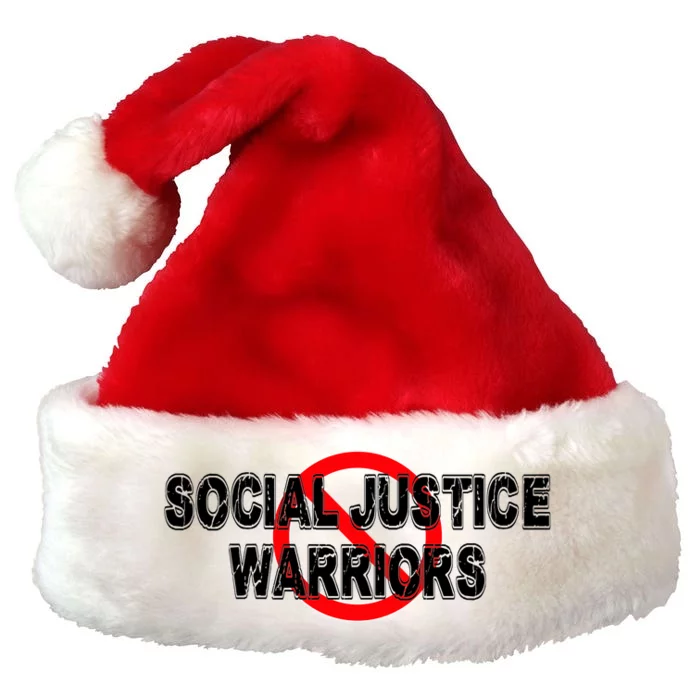 Ban Social Justice Warriors Premium Christmas Santa Hat