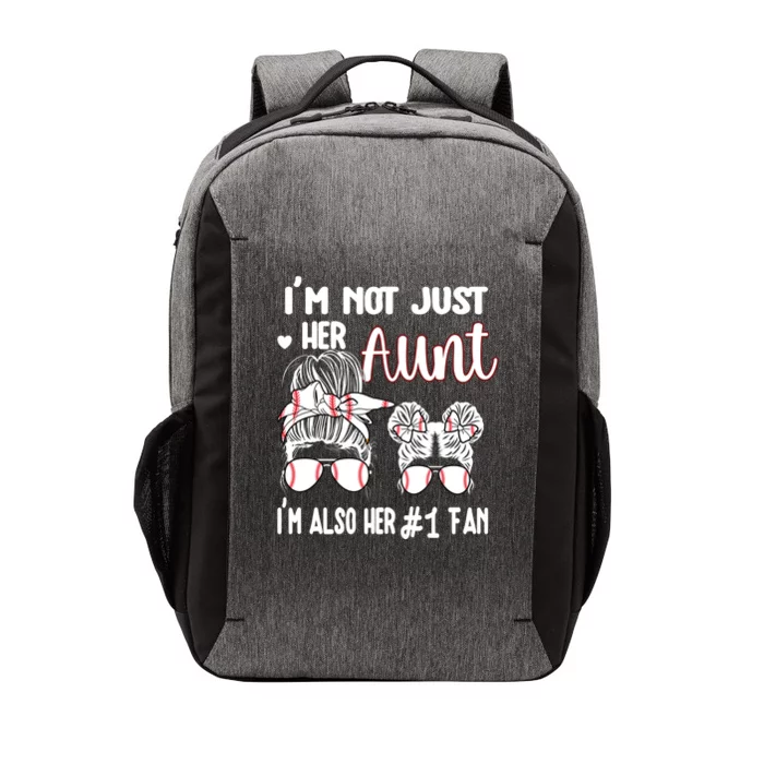 Baseball Aunt Niece Baseball Fan Baseball Auntie Gift Vector Backpack