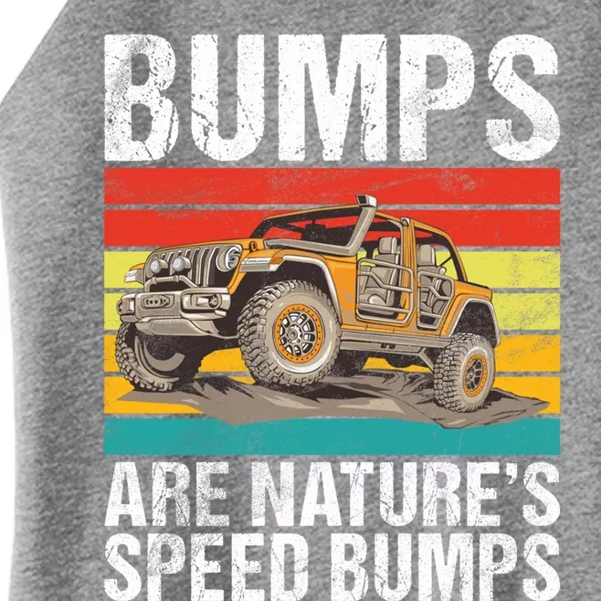 Bumps Are Nature’S Speed Bumps Offroad Gift Women’s Perfect Tri Rocker Tank