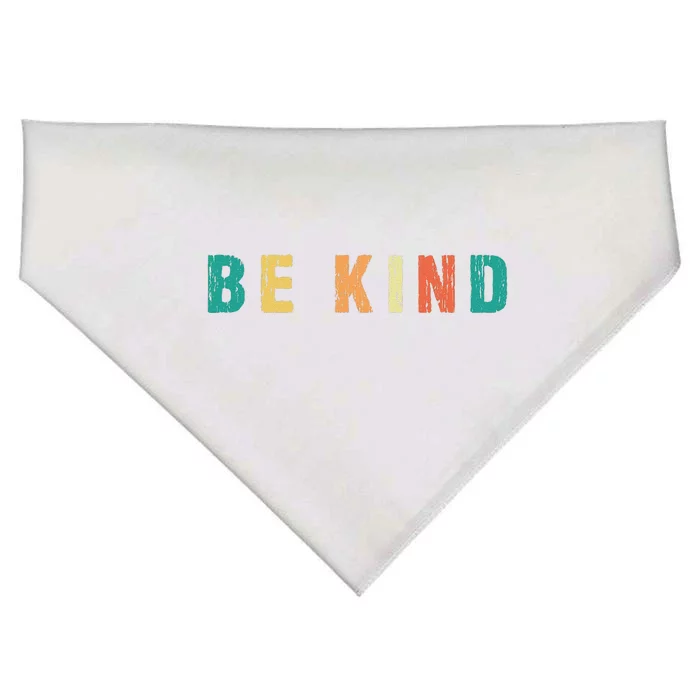 Be A Nice Human Be Kind Women Inspirational Kindness USA-Made Doggie Bandana