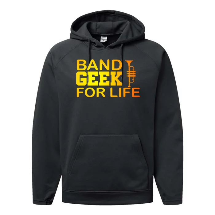 Band Geek For Life Performance Fleece Hoodie