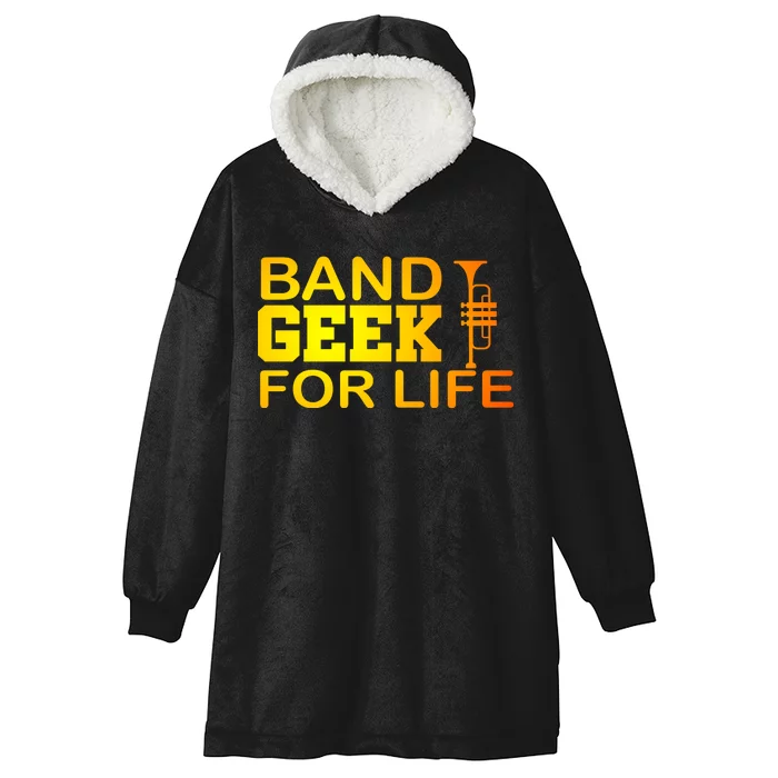 Band Geek For Life Hooded Wearable Blanket