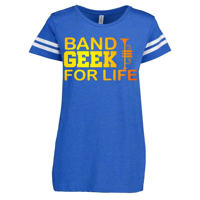 Band Geek For Life Enza Ladies Jersey Football T-Shirt