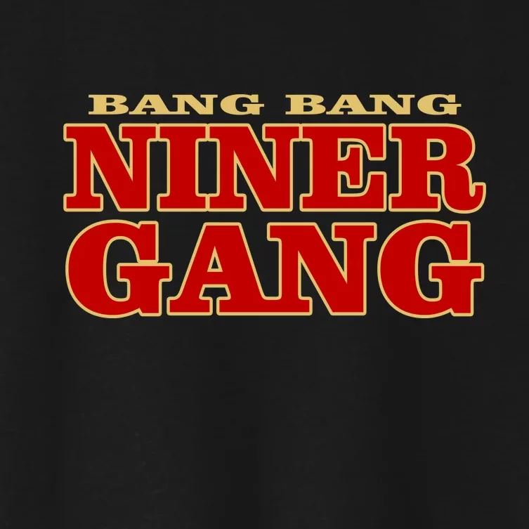 Bang Bang Niner Gang Women's Crop Top Tee