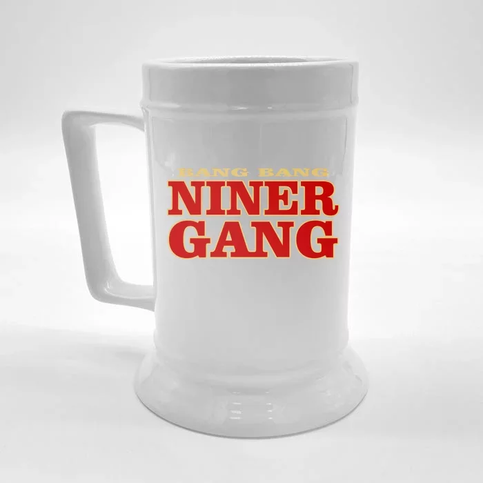 Bang Bang Niner Gang Front & Back Beer Stein