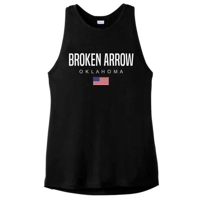 Broken Arrow Oklahoma Ladies Tri-Blend Wicking Tank