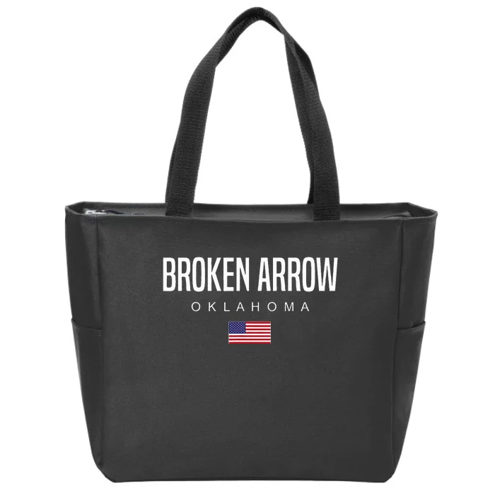 Broken Arrow Oklahoma Zip Tote Bag