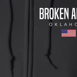 Broken Arrow Oklahoma Full Zip Hoodie