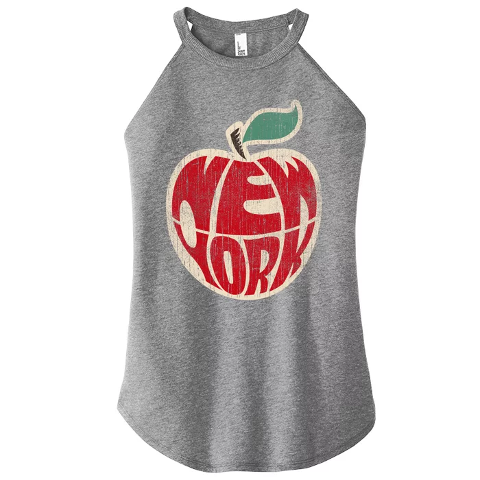 Big Apple Of New York City New York Liberty Lady Usa Nyc Tee Gift Women’s Perfect Tri Rocker Tank